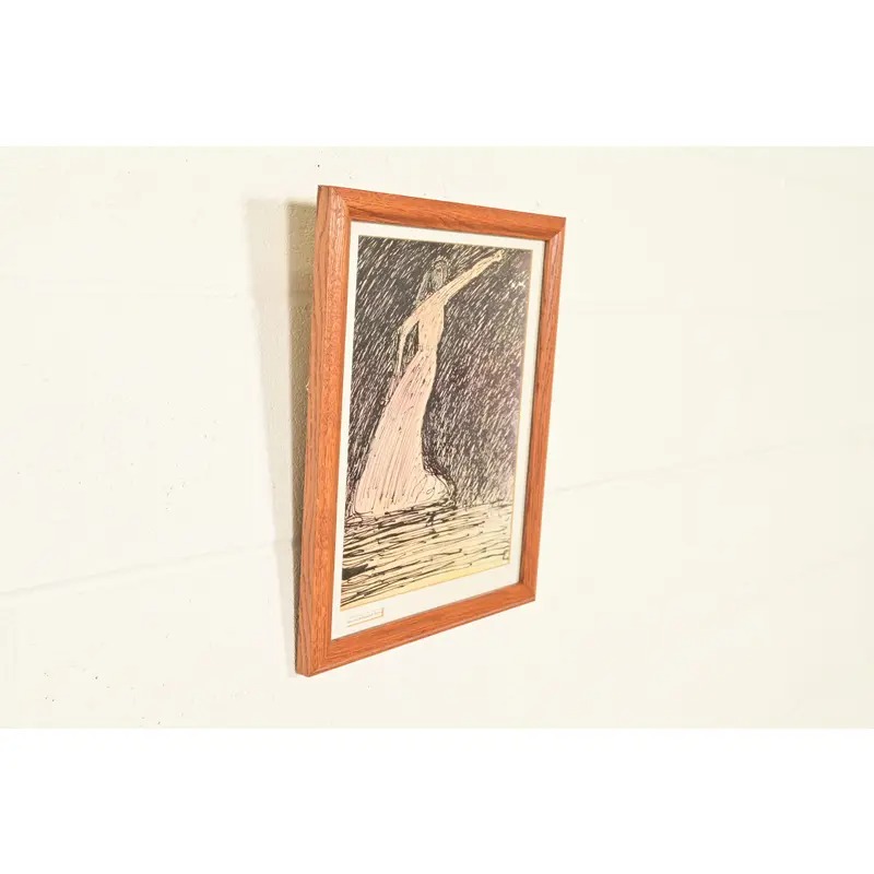 Original "Dancer" Framed Print by Rabindranath Tagore - Image 4