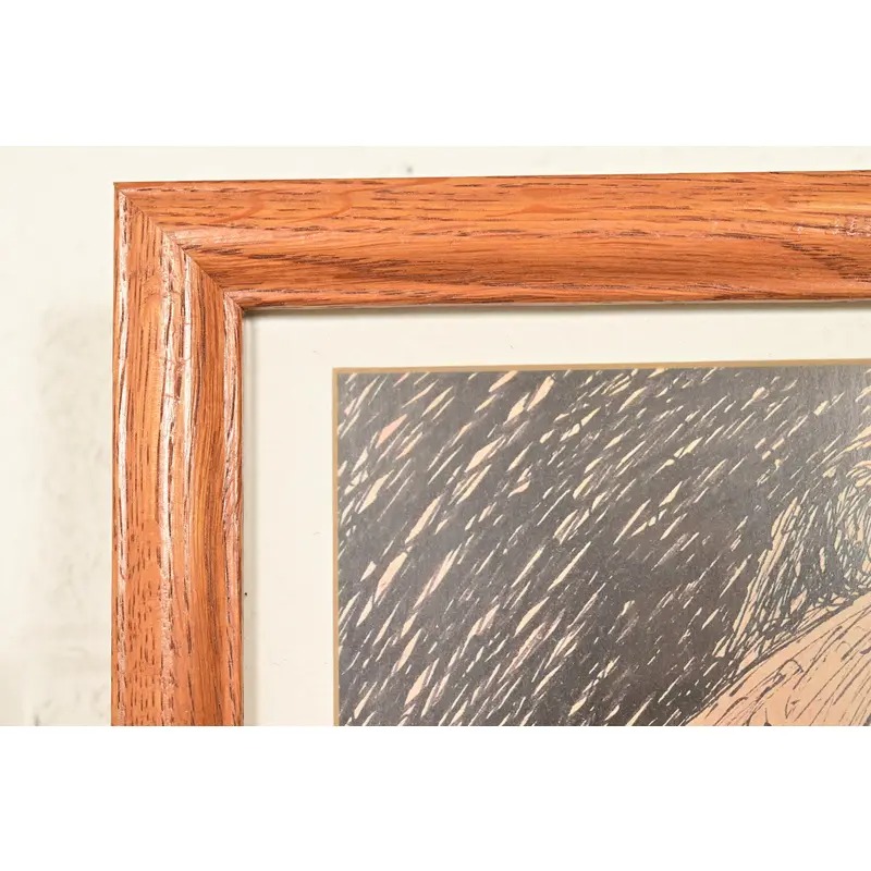 Original "Dancer" Framed Print by Rabindranath Tagore - Image 5
