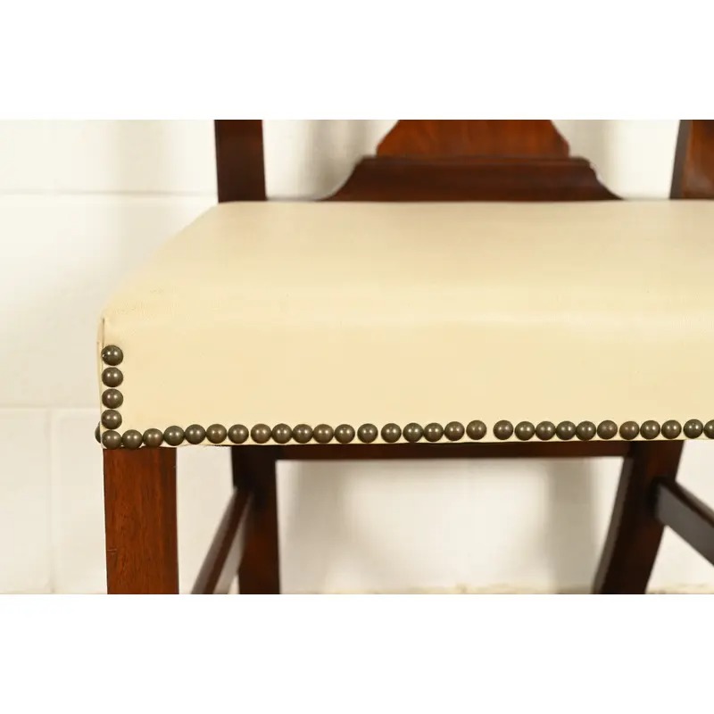 Baker Furniture Georgian Carved Mahogany Side Chair or Dining Chair - Image 8