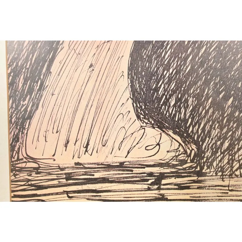 Original "Dancer" Framed Print by Rabindranath Tagore - Image 8