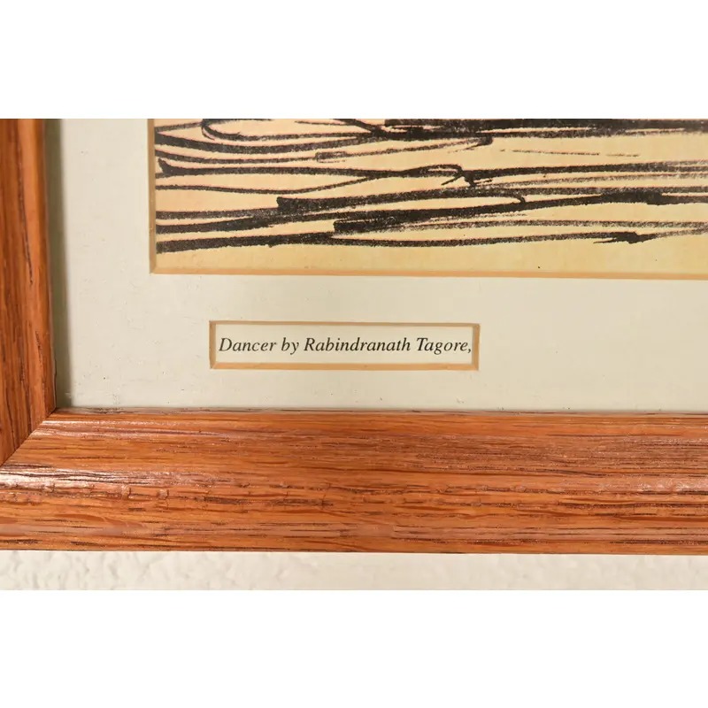 Original "Dancer" Framed Print by Rabindranath Tagore - Image 9