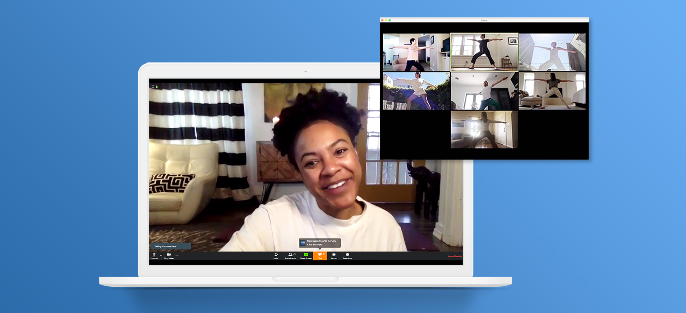 online yoga class