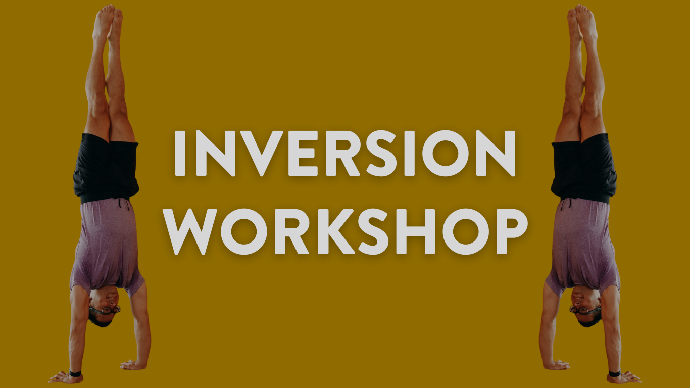 Flip upside down in a 90-minute inversion workshop for building core strength, confidence, and a fresh perspective through the joy of movement.