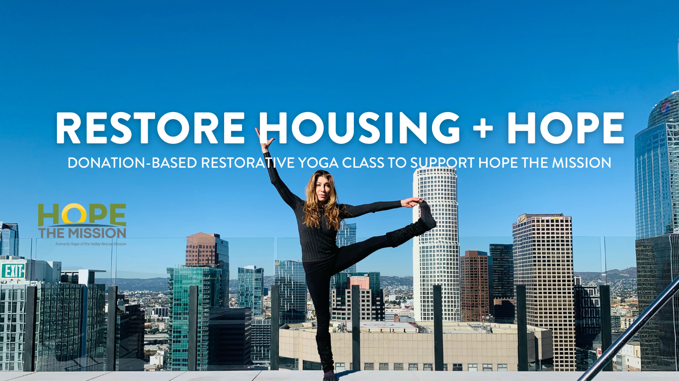 ODDGives | RESTORE Housing & Hope yoga donation class in LA