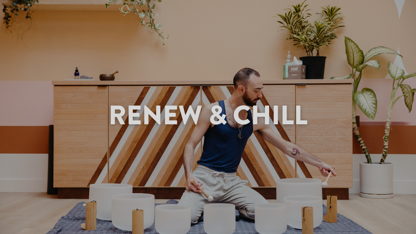 slow yoga flow and sound bath in east hollywood, la