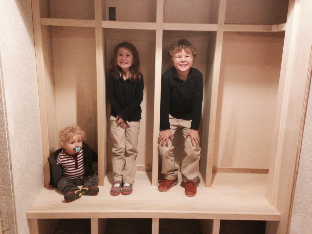 mudroom cubbie