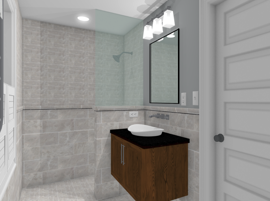 bathroom rendering