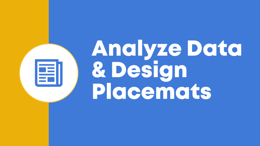 Next, make one divider slide per main topic. In this presentation, I made one divider slide for each of the three steps that I was teaching about: Analyze Data and Design Placemats, Facilitate an Interpretation Meeting, and Produce the Final Report or Slideshow.