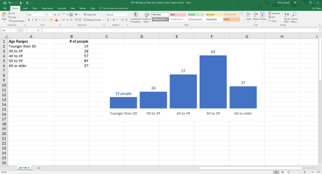 Declutter that cluttered graph. Delete the border, grid lines, title, and vertical axis. Label the columns directly. Nudge the columns closer together.