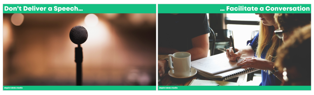 I would spend approximately 20 seconds on each of these slides. The slideshow is informative yet fast-paced.