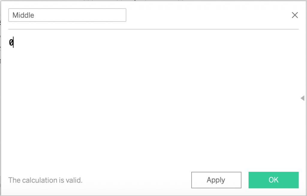 To get our Age Groups in the middle, we need to hack Tableau a bit. 