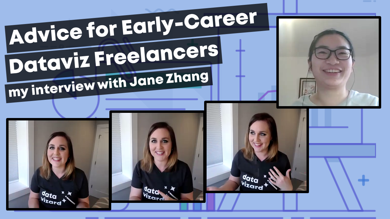 Ann K. Emery shares advice for early-career dataviz freelancers.