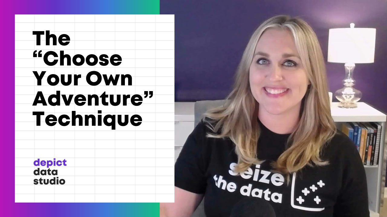 The "Choose Your Own Adventure" technique to engage your audience.