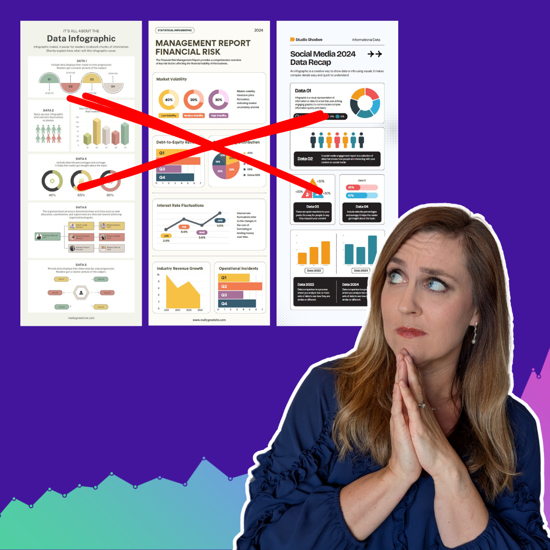 Ann K. Emery explains why Canva isn't a great tool for data visualization or infographics.