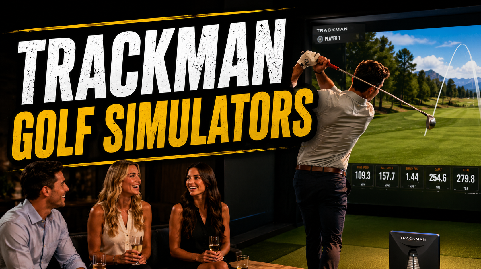 Golf Simulators Venue Rental Indianapolis Trackman Hangar