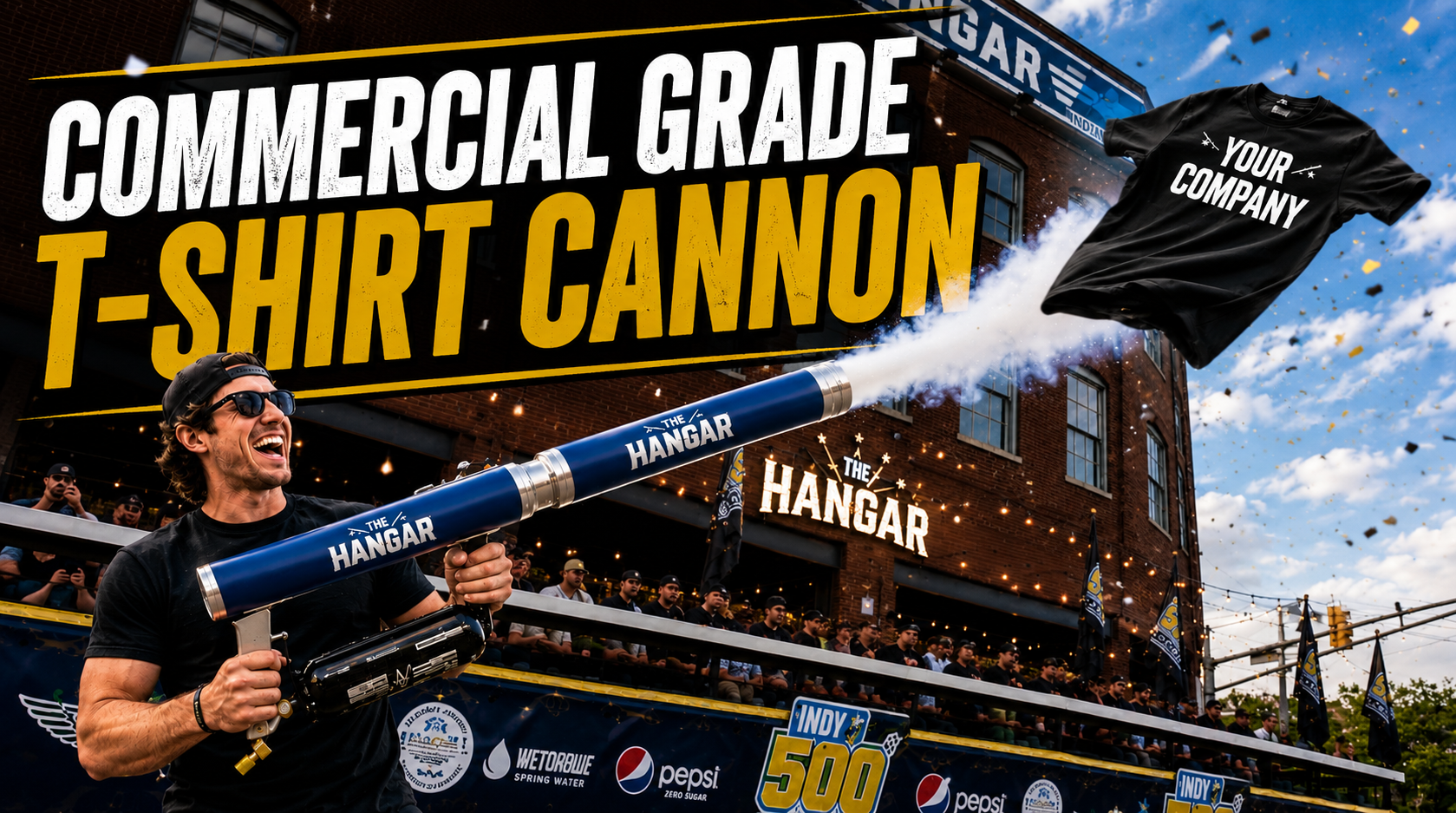 T-Shirt Cannon The Hangar downtown Indianapolis