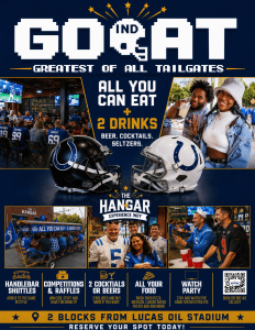 Greatest of all Tailgates at The Hangar all colts home games all inclusive