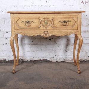 Baker Furniture French Provincial Louis XV White Oak Buffet Server
