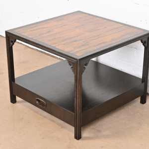Michael Taylor for Baker Far East Collection Chinoiserie Rosewood Cocktail Table or Occasional Side Table