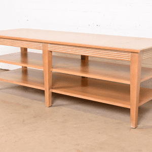 Ethan Allen Swedish Home Three-Tier Maple Coffee Table