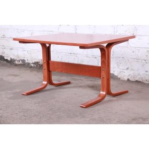 Ingmar Relling for Westnofa Bentwood Teak Siesta Occasional Side Table