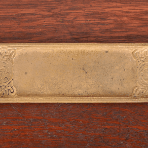 Tiffany Studios New York Zodiac Bronze Doré Pen Tray