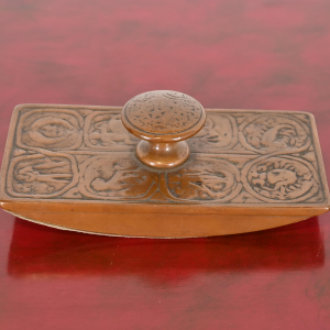 Tiffany Studios New York Zodiac Bronze Rocker Blotter