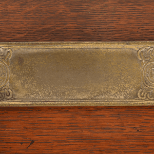 Tiffany Studios New York Zodiac Bronze Pen Tray