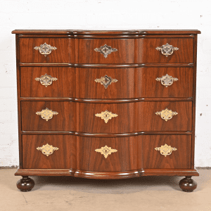 Baker Furniture William & Mary Walnut Chest of Drawers, Newly Refinished