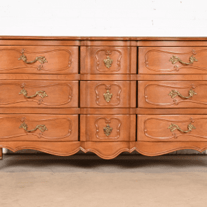Bodart French Provincial Louis XV Fruitwood Triple Dresser, Circa 1960s