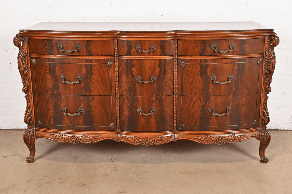 エプロン　フランスヴィンテージ　アンティークチュール　トワヴァーズ　DRAWER romweber-french-louis-xv-flame