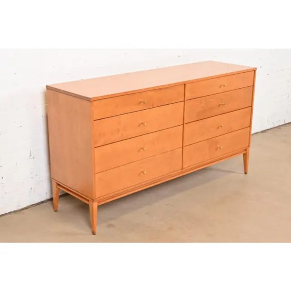 birch dresser modern Wide Chest of Drawers for Bedroom hallway bathroom, wooden dresser , handmade Mid Century Modern design, Scandinavian, Birch Plywood cabinet
