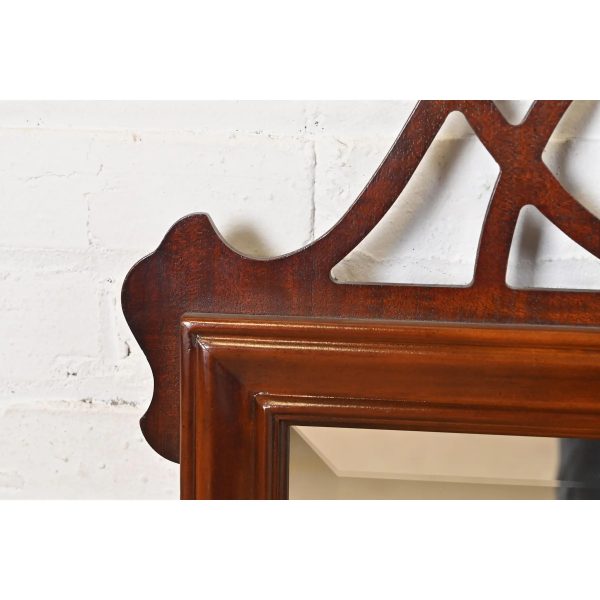 Drexel Heritage Georgian Carved Mahogany Wall Mirror | LIBERTY & 33RD