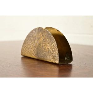 Roycroft Arts & Crafts Brass Over Copper Letter Rack