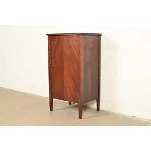 Antique Arts & Crafts Mahogany Music Cabinet, Circa 1900