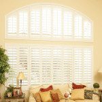 Louvered Arch Custom Window Shutters