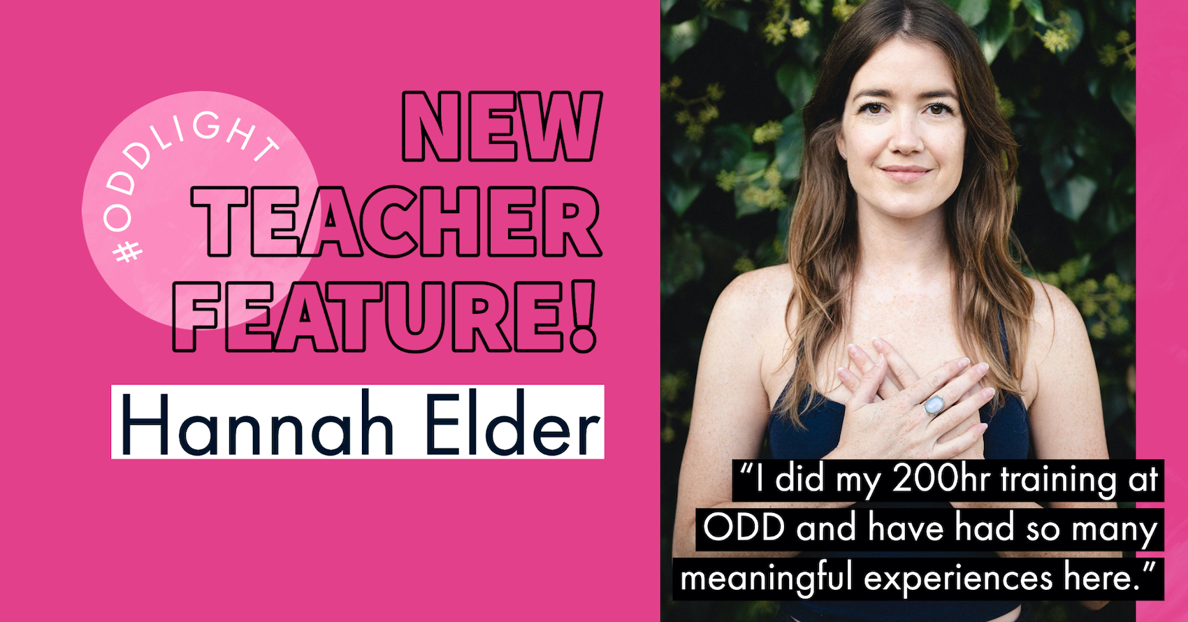 hannah elder one down dog yoga teacher