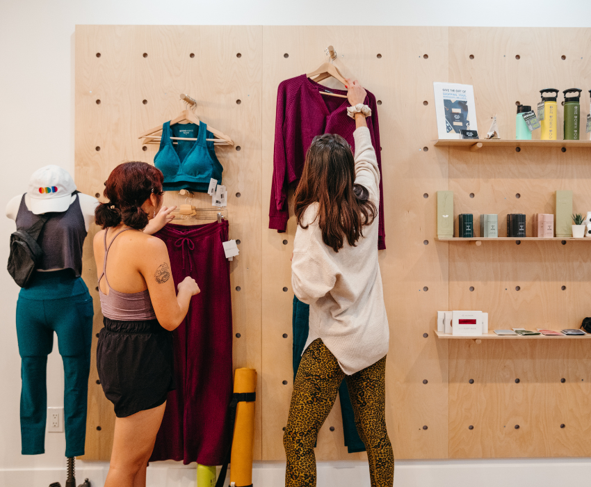 yoga boutique, shop, yoga clothes, yoga mats yoga gear eagle rock glendale