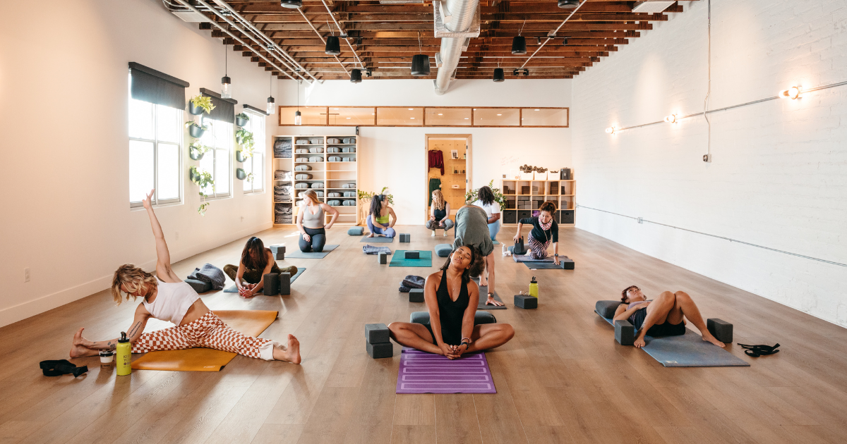 Group yoga class near Eagle Rock and Glendale